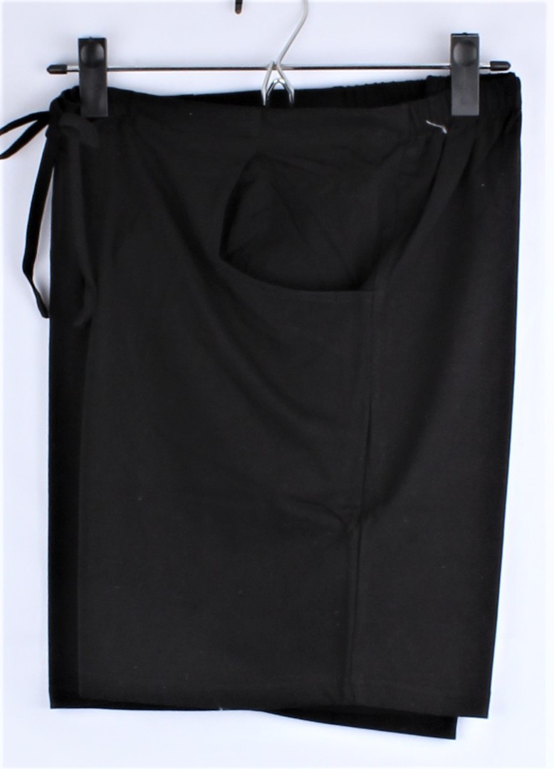 Alice & Lily cotton spandex shorts w pockets black STYLE: AL/ND-384 SIZES : S/M/L image 0